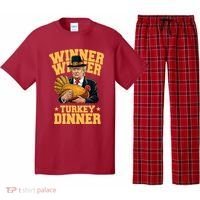 Winner Winnter Turkey Dinner Donald Trump Thanksgiving Funny Pajama Set thumb 0