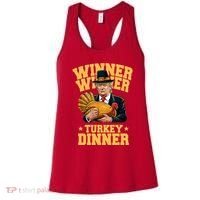 Winner Winnter Turkey Dinner Donald Trump Thanksgiving Funny Women's Tank Top thumb 0