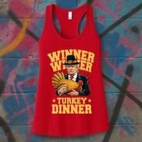 Winner Winnter Turkey Dinner Donald Trump Thanksgiving Funny Women's Tank Top thumb 3