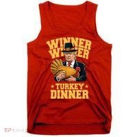Winner Winnter Turkey Dinner Donald Trump Thanksgiving Funny Tank Top thumb 0