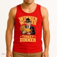 Winner Winnter Turkey Dinner Donald Trump Thanksgiving Funny Tank Top thumb 3