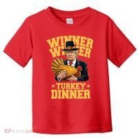 Winner Winnter Turkey Dinner Donald Trump Thanksgiving Funny Toddler T-Shirt thumb 0