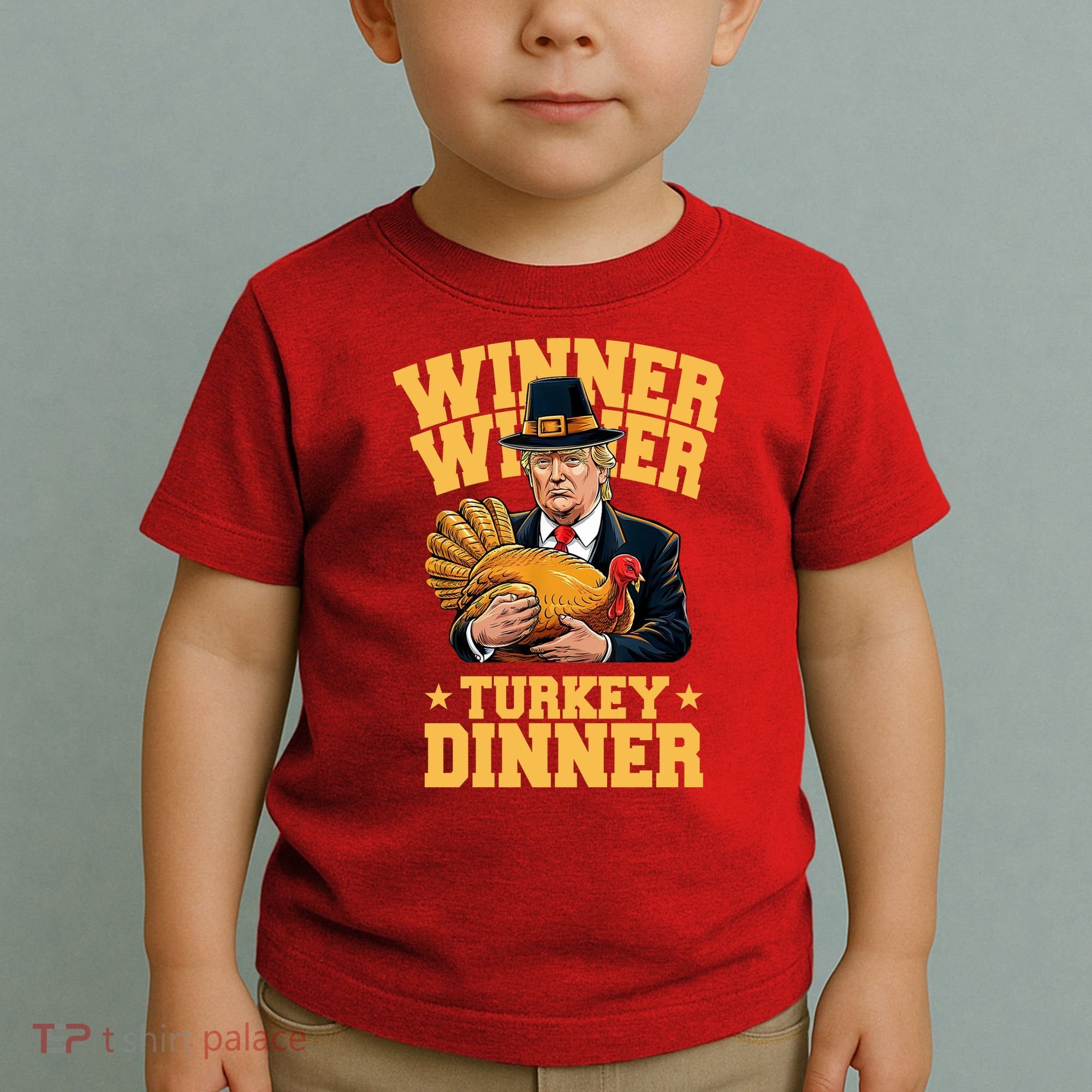 Winner Winnter Turkey Dinner Donald Trump Thanksgiving Funny Toddler T-Shirt