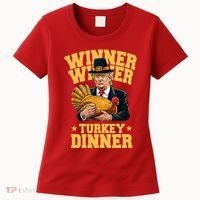 Winner Winnter Turkey Dinner Donald Trump Thanksgiving Funny Women's T-Shirt thumb 0