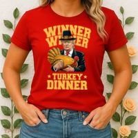 Winner Winnter Turkey Dinner Donald Trump Thanksgiving Funny Women's T-Shirt thumb 2