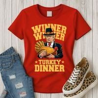 Winner Winnter Turkey Dinner Donald Trump Thanksgiving Funny Women's T-Shirt thumb 3