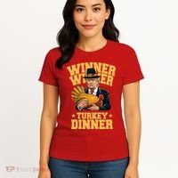 Winner Winnter Turkey Dinner Donald Trump Thanksgiving Funny Women's T-Shirt thumb 4