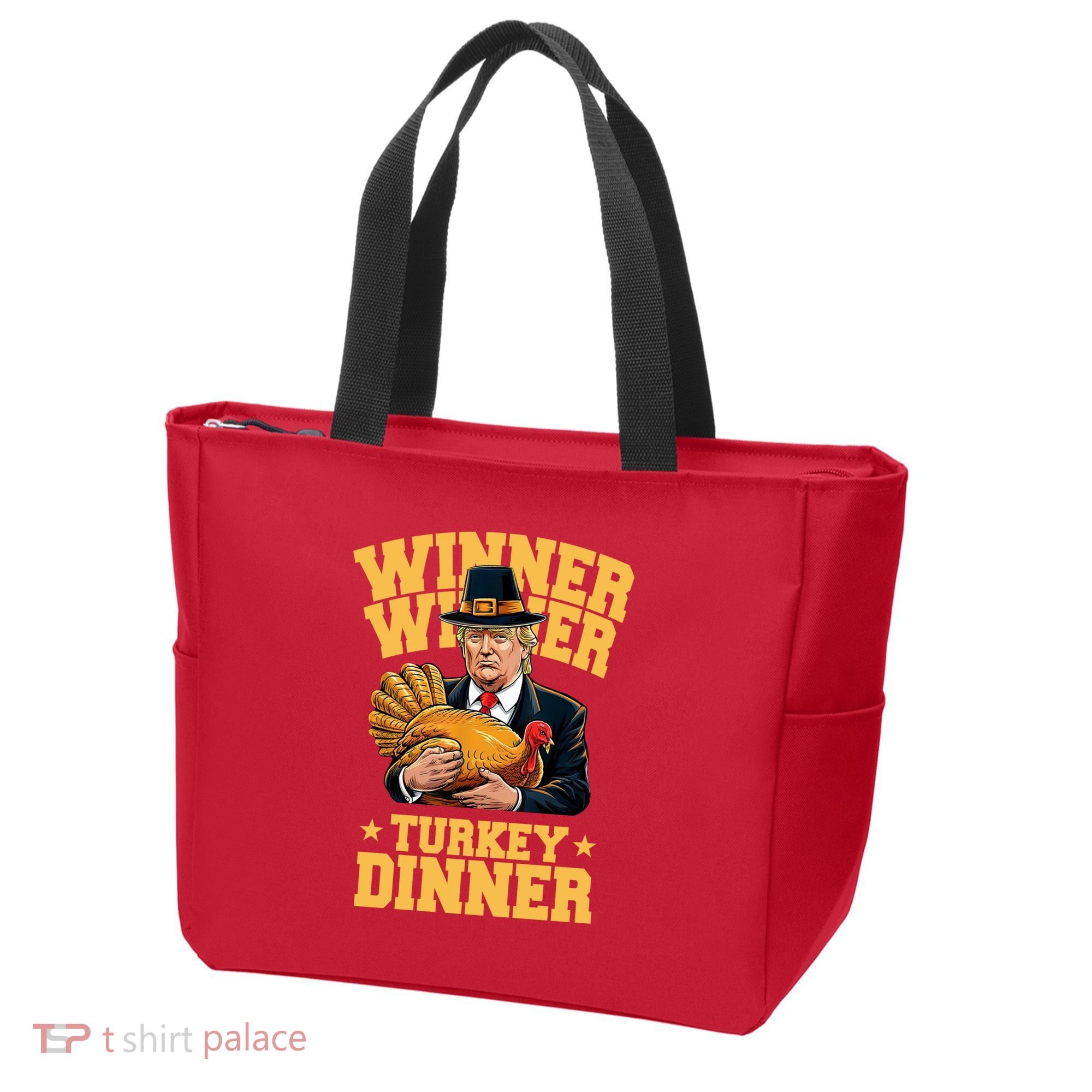 Winner Winnter Turkey Dinner Donald Trump Thanksgiving Funny Tote Bag