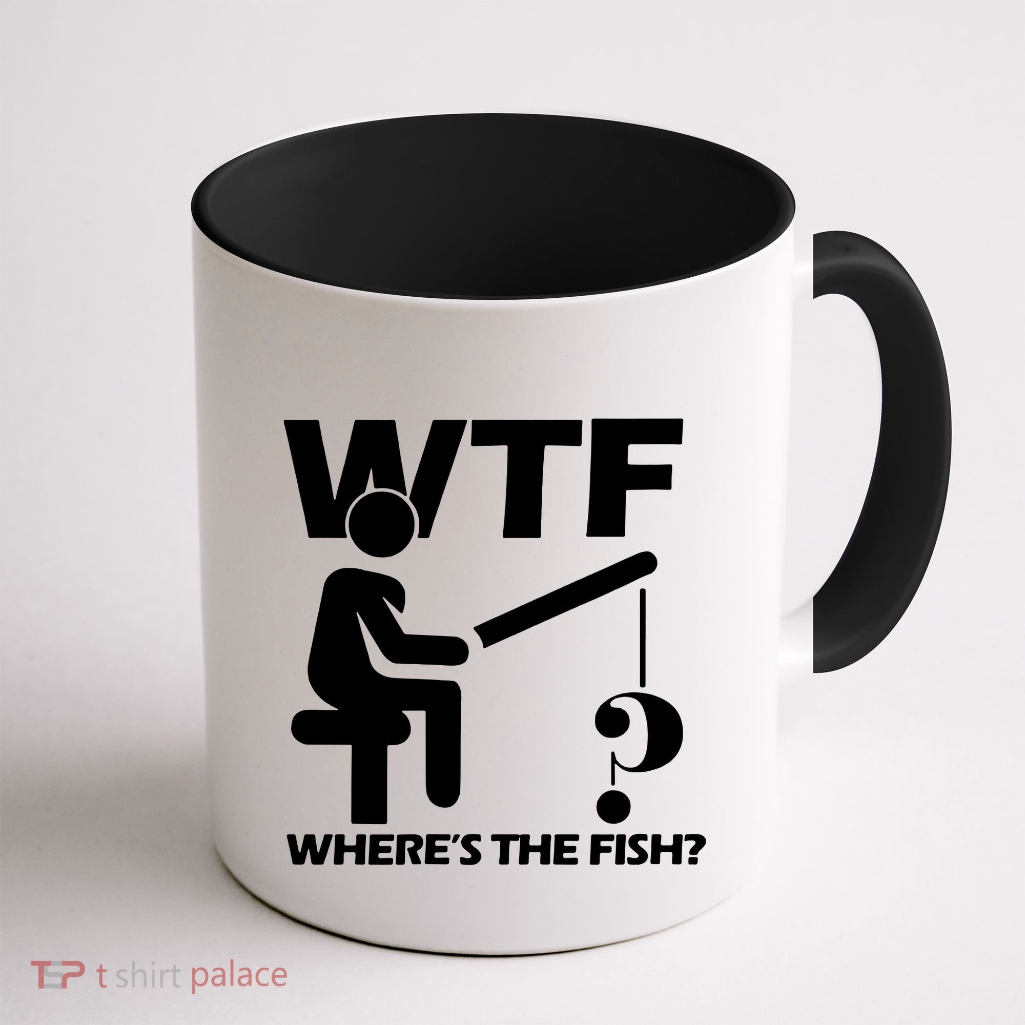 Wtf Wheres The Fish Coffee Mug