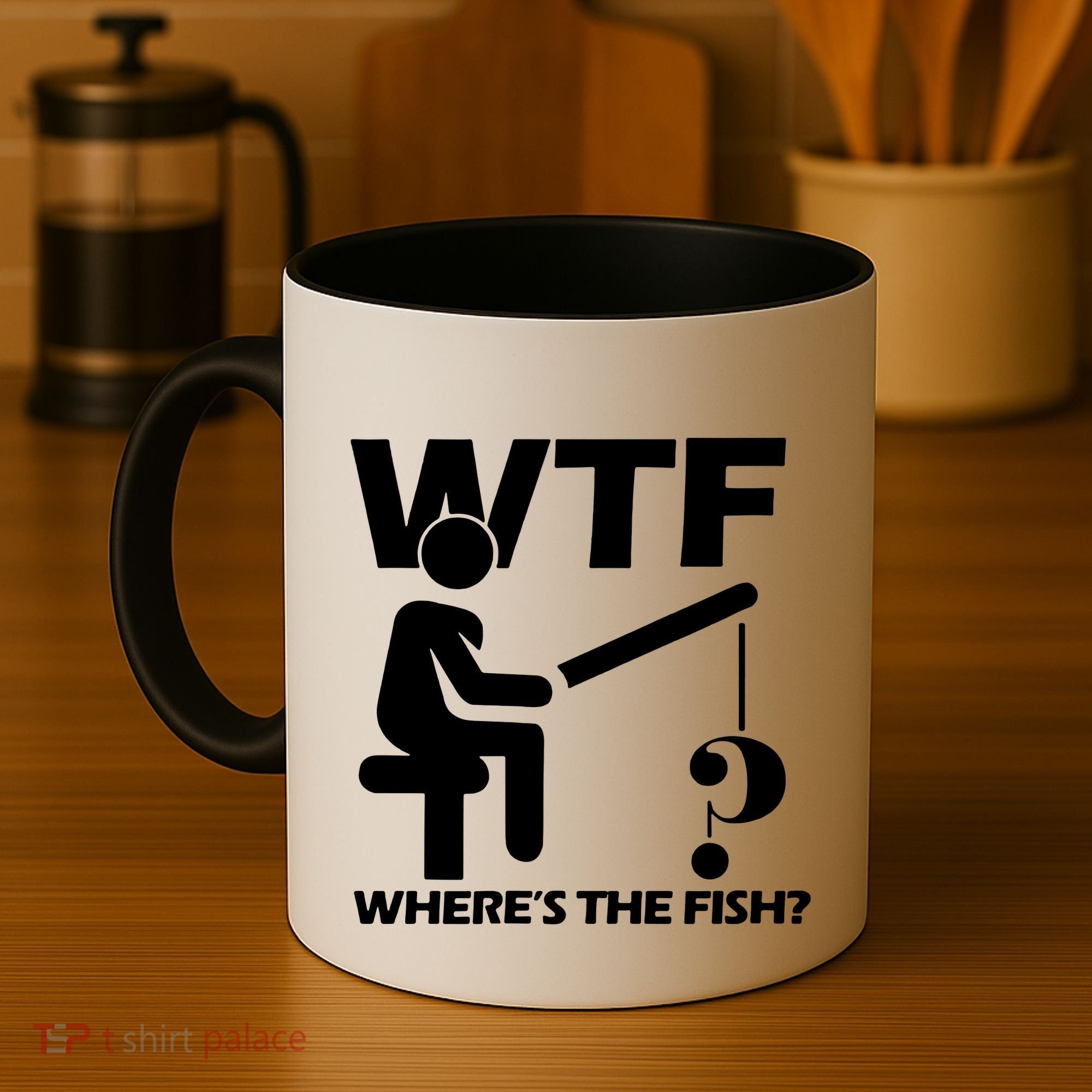 Wtf Wheres The Fish Coffee Mug