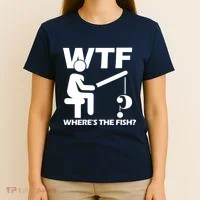 Wtf Wheres The Fish T-Shirt thumb 4