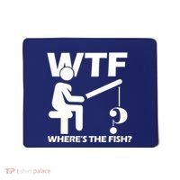 Wtf Wheres The Fish Mousepad thumb 0