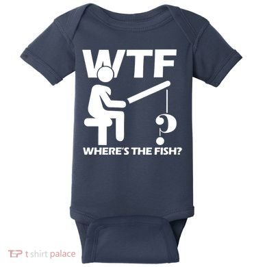 Wtf Wheres The Fish Baby Bodysuit