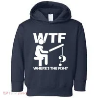 Wtf Wheres The Fish Toddler Hoodie thumb 0