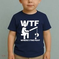 Wtf Wheres The Fish Toddler T-Shirt thumb 2
