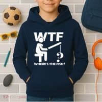 Wtf Wheres The Fish Kids Hoodie thumb 2