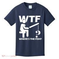 Wtf Wheres The Fish Kids T-Shirt thumb 0