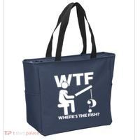 Wtf Wheres The Fish Tote Bag thumb 2
