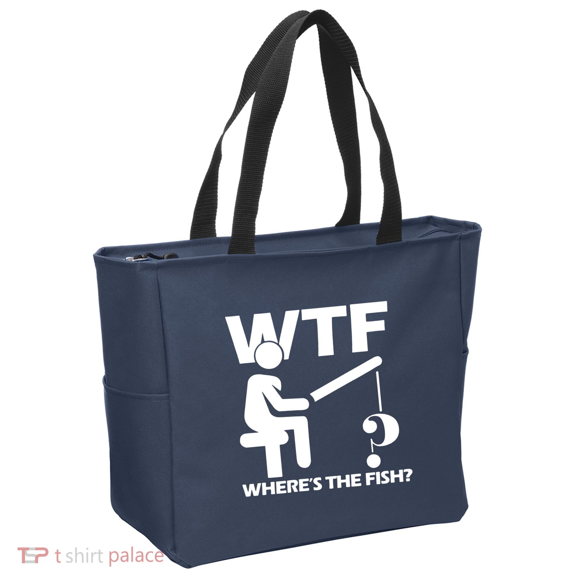 Wtf Wheres The Fish Tote Bag