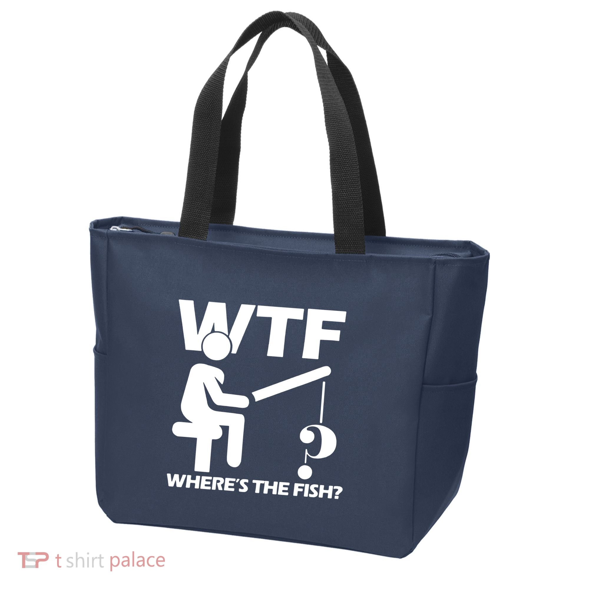 Wtf Wheres The Fish Tote Bag