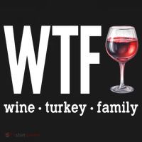 Wtf Wine Turkey Family Funny Thanksgiving Women's Tank Top thumb 5