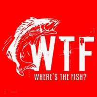 WTF Where's The Fish's Funny Fishing Santa Hat thumb 1