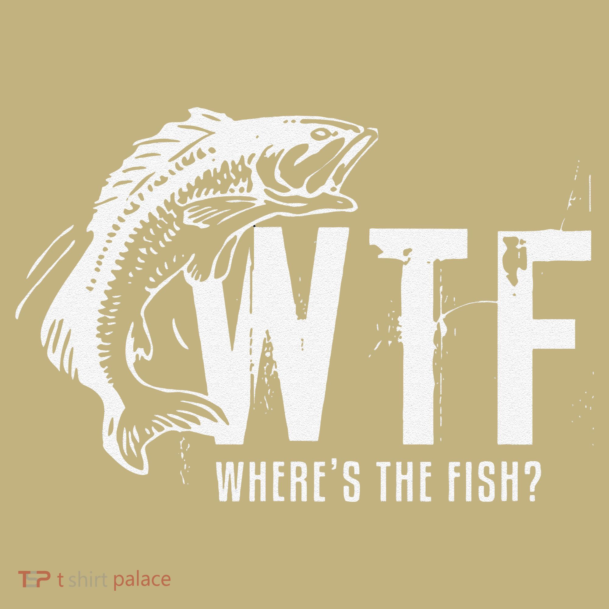 WTF Where's The Fish's Funny Fishing Hoodie