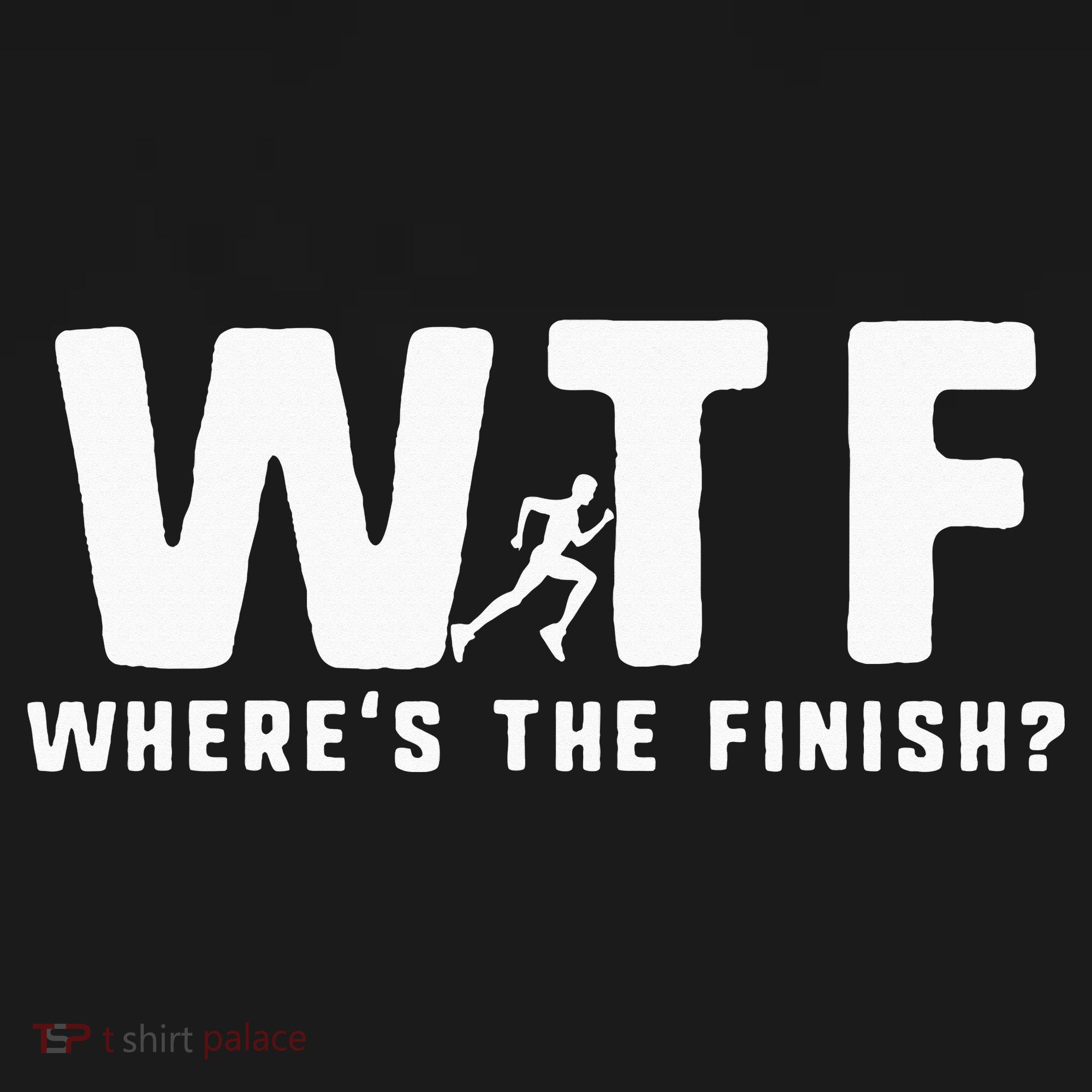 WTF Where's The Finish Funny Running Women's Tank Top