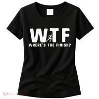 WTF Where's The Finish Funny Running Women's T-Shirt thumb 0