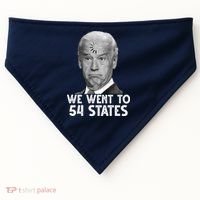 We Went To 54 States Joe Biden Loading Anti Biden Funny USA-Made Doggie Bandana thumb 0