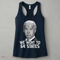 We Went To 54 States Joe Biden Loading Anti Biden Funny Women's Tank Top thumb 3