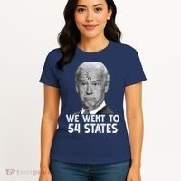 We Went To 54 States Joe Biden Loading Anti Biden Funny Women's T-Shirt thumb 4