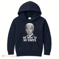 We Went To 54 States Joe Biden Loading Anti Biden Funny Kids Hoodie thumb 0