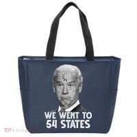 We Went To 54 States Joe Biden Loading Anti Biden Funny Tote Bag thumb 0