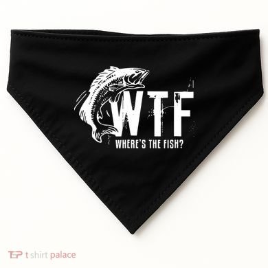 WTF Where's The Fish USA-Made Doggie Bandana