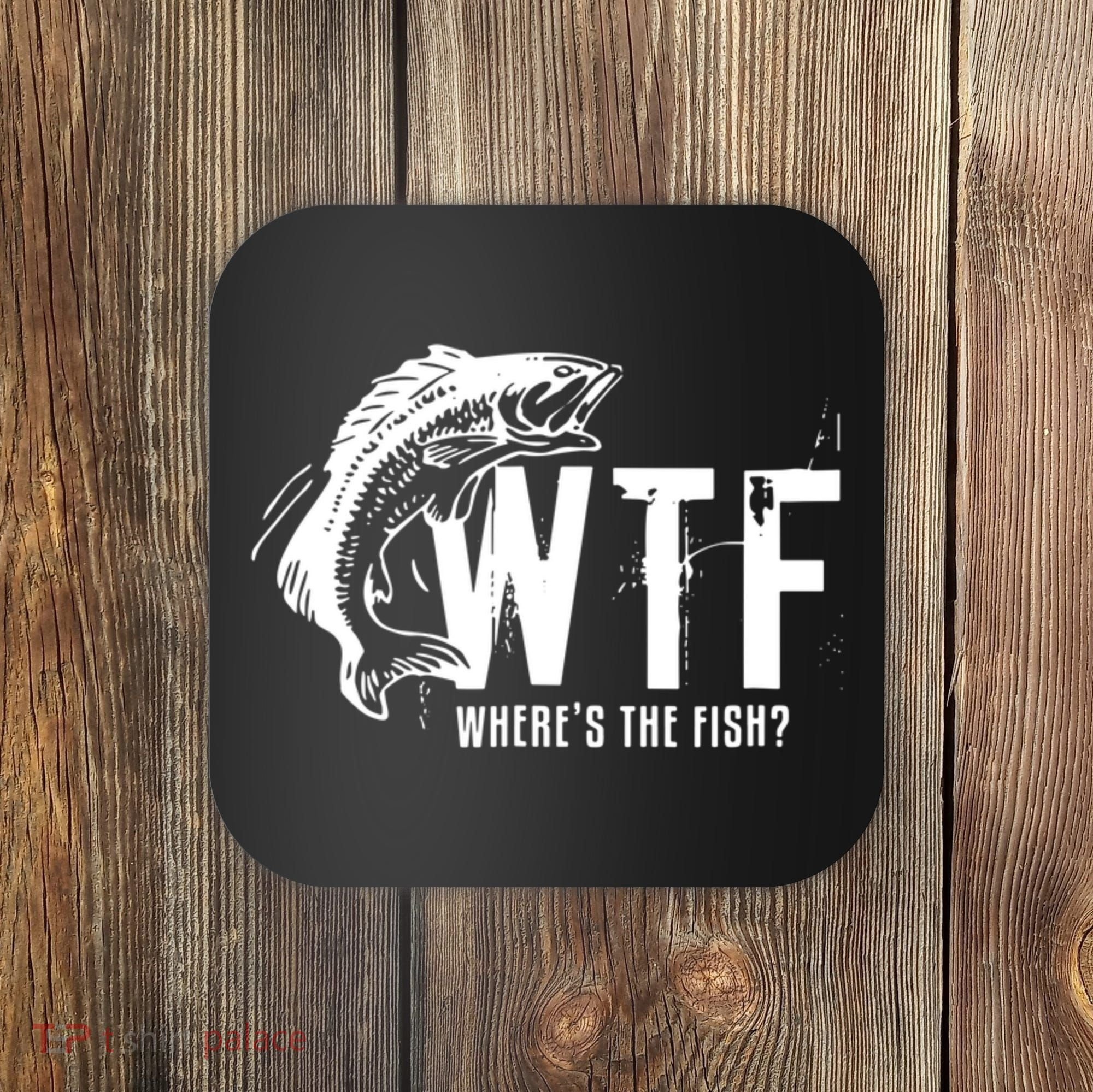 WTF Where's The Fish Coaster