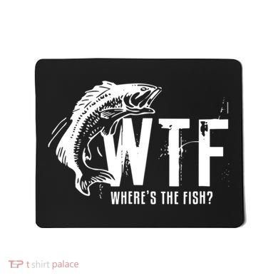 WTF Where's The Fish Mousepad