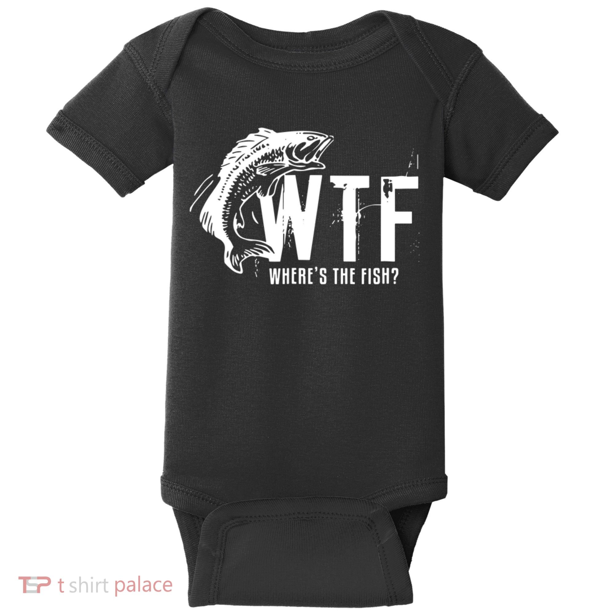 WTF Where's The Fish Baby Bodysuit