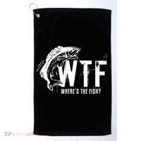 WTF Where's The Fish Golf Towel thumb 0