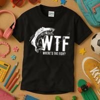 WTF Where's The Fish Kids T-Shirt thumb 3