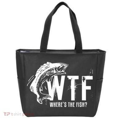 WTF Where's The Fish Tote Bag