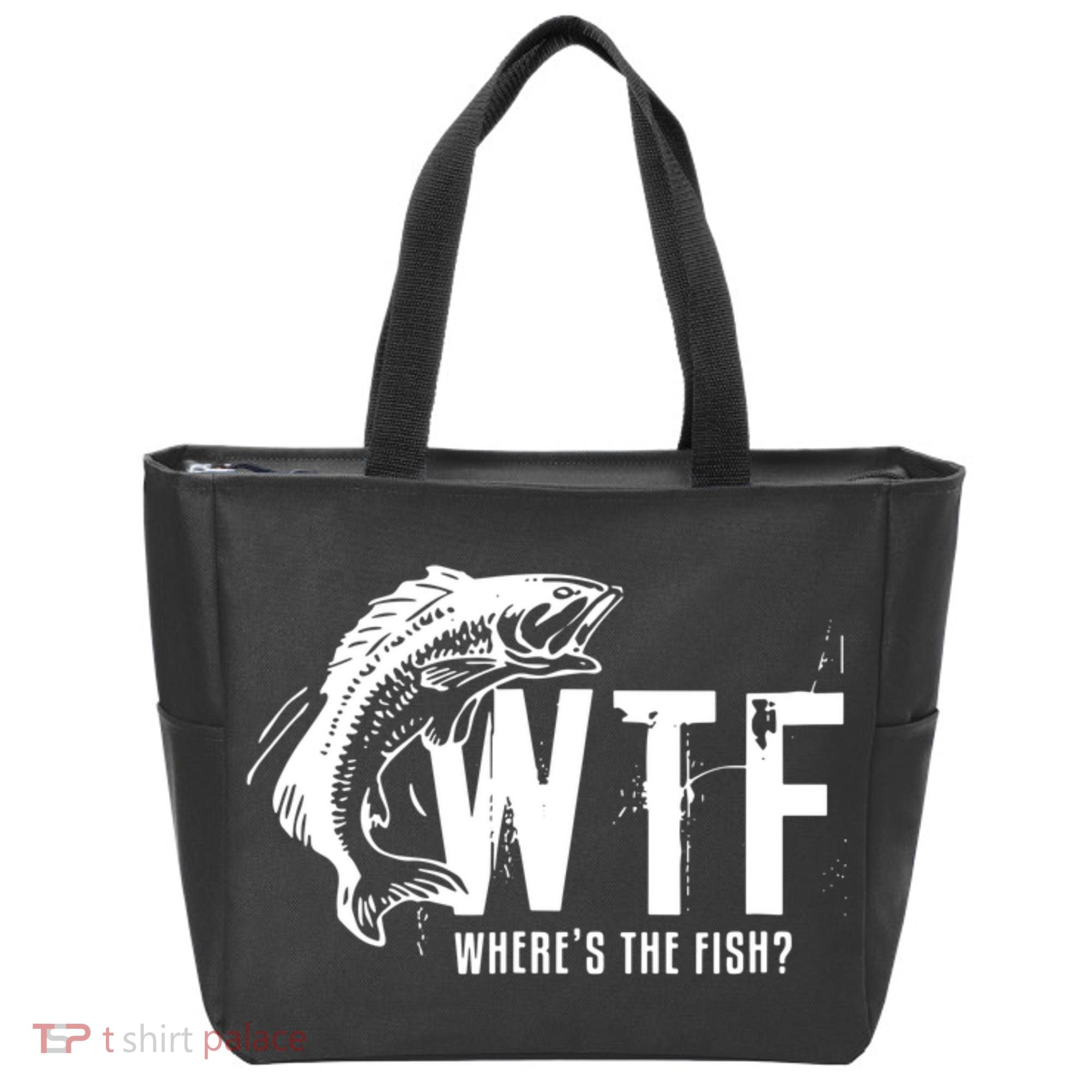 WTF Where's The Fish Tote Bag