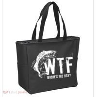WTF Where's The Fish Tote Bag thumb 2