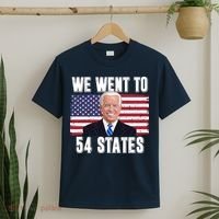 We Went To 54 States USA Flag Joe Biden Funny T-Shirt thumb 2