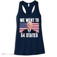 We Went To 54 States USA Flag Joe Biden Funny Women's Tank Top thumb 0