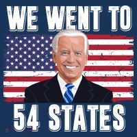 We Went To 54 States USA Flag Joe Biden Funny Women's Tank Top thumb 5