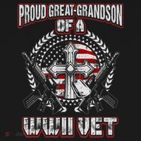World War Two Veteran Proud Great Grandson Wwii Vet Military Mousepad thumb 1