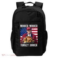 Winner Winner Turkey Dinner Funny Trump Usa Backpack thumb 0