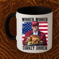 Winner Winner Turkey Dinner Funny Trump Usa Coffee Mug thumb 2