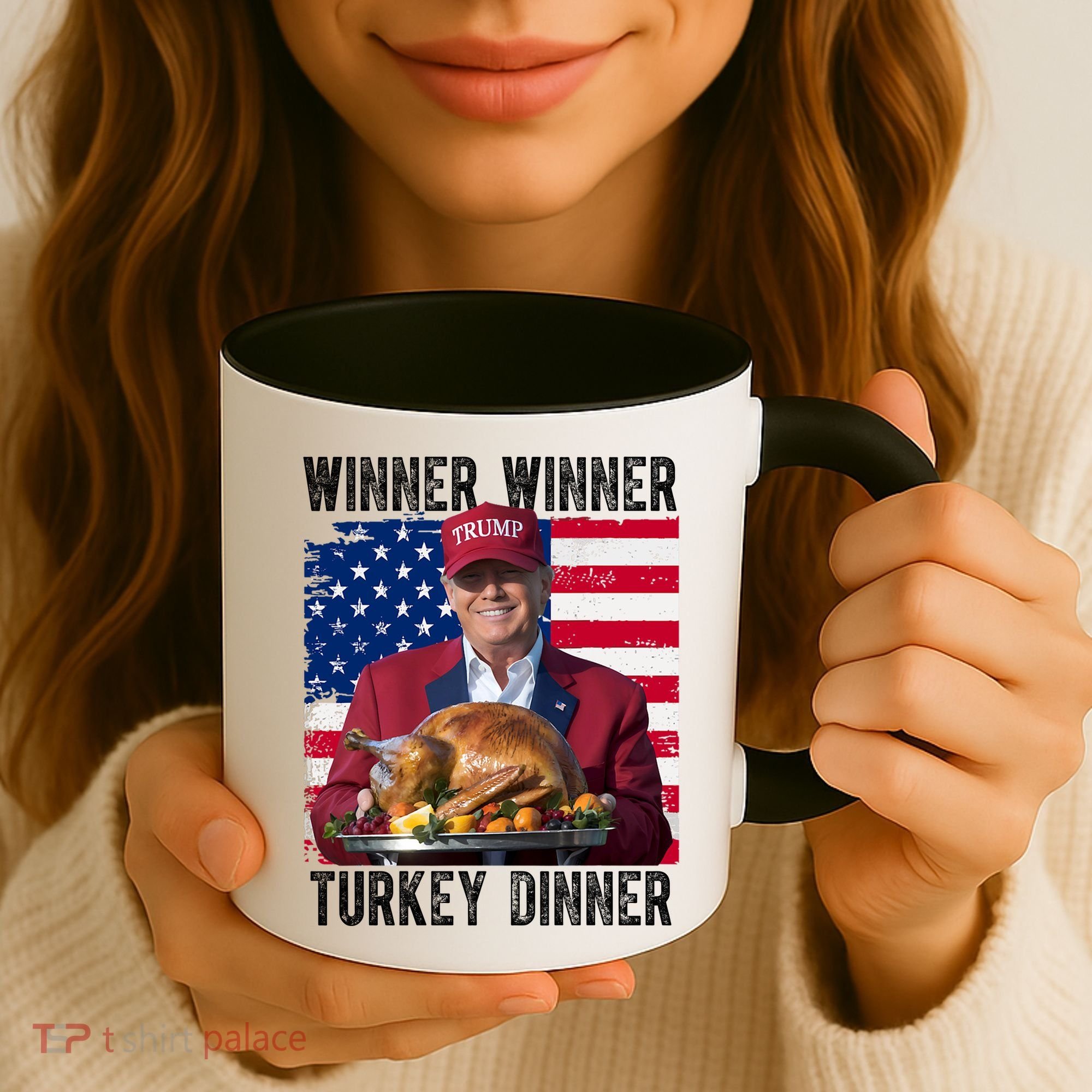 Winner Winner Turkey Dinner Funny Trump Usa Coffee Mug